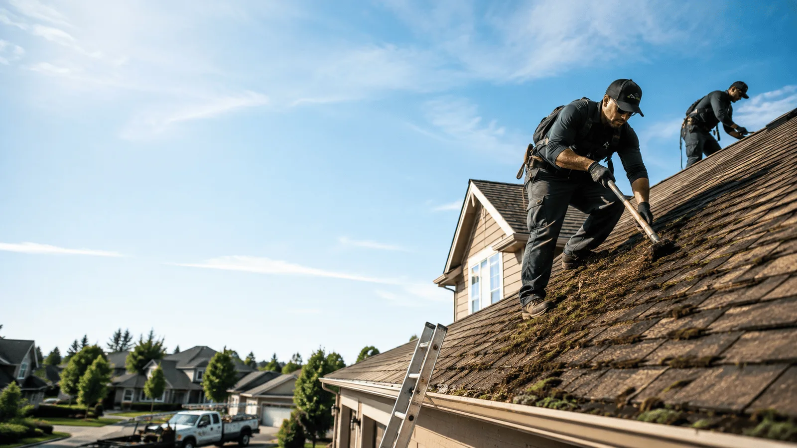 Roof Moss Removal in Sherborn, MA near me